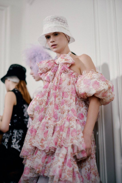 Шелковый жоржет GIAMBATTISTA VALLI_