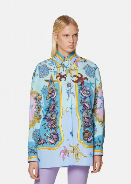 Эксклюзивный хлопок VERSACE в нежном розовом оттенке